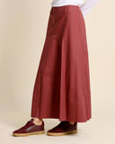 Gonna lunga in popeline