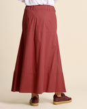 Gonna lunga in popeline