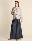 Gonna lunga  in denim