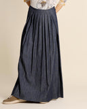 Gonna lunga  in denim