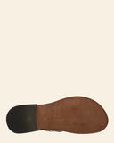 Sandali bassi in pelle