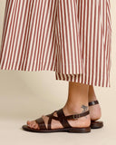 Sandali bassi in pelle