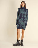 Abito jacquard in maglia