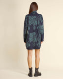 Abito jacquard in maglia