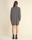 Abito jacquard in maglia