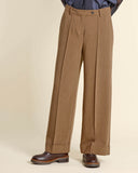 Pantaloni con risvolto