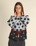 Giacca jacquard