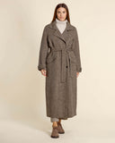 Cappotto lungo spinato