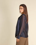 Blusa in viscosa e seta