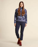 Maglia jacquard in misto alpaca