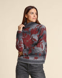 Maglia jacquard in misto alpaca