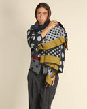 Stola jacquard