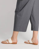 Sandali bassi in pelle