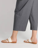 Sandali bassi in pelle