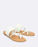 Sandali bassi in pelle