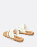 Sandali bassi in pelle