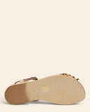 Sandali in pelle e camoscio