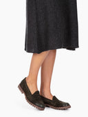 Mocassini scamosciati