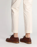 Stringate in pelle intrecciata