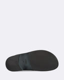 Sandales plates en cuir