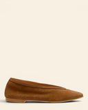 Ballerine in pelle scamosciata