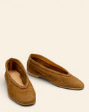 Ballerine in pelle scamosciata