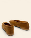 Ballerine in pelle scamosciata