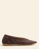 Ballerine in pelle scamoscaiata
