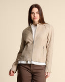 Jacke aus Velours