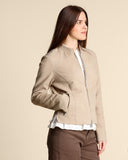 Jacke aus Velours
