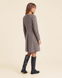 Abito in jersey jacquard