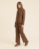 Pantaloni Vico in jersey jacquard