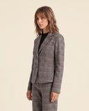 Giacca in jersey jacquard