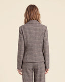 Giacca in jersey jacquard