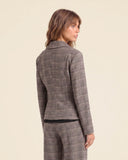 Giacca in jersey jacquard