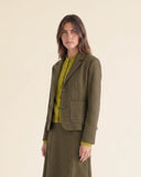 Giacca in jersey jacquard