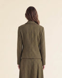 Giacca in jersey jacquard