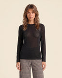 Maglia in jersey con lurex