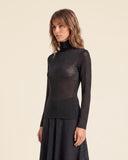 Maglia in jersey con lurex
