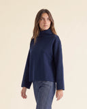 Maglia in jersey effetto lana cotta