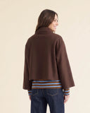 Maglia in jersey effetto lana cotta