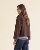 Maglia in jersey effetto lana cotta