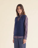 Gilet in misto alpaca