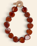Collana in resina e vetro