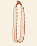 Collana in resina e vetro