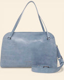 Borsa Lido in nabuk stampa cocco