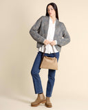 Borsa Trinity small in suede