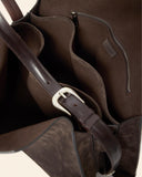 Borsa Trinity midi in suede