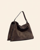 Borsa Trinity large in suede