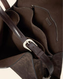 Borsa Trinity large in suede